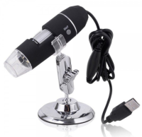 Цифровой USB-микроскоп портативный 1600х, черный