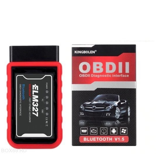 OBD2 mini адаптер ELM 327 V1.5 Bluetooth PIC18F25K80 купить по цене 1 950 руб. в интернет магазине BOX69.RU
